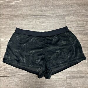 Juicy couture Black Velour Women's Shorts